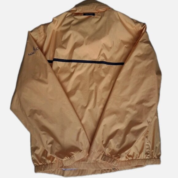 Nautica Sailing Jacket Men's 2XL Full Zip With Concealed Hoodie Y2K Impermeable - Picture 2 of 11